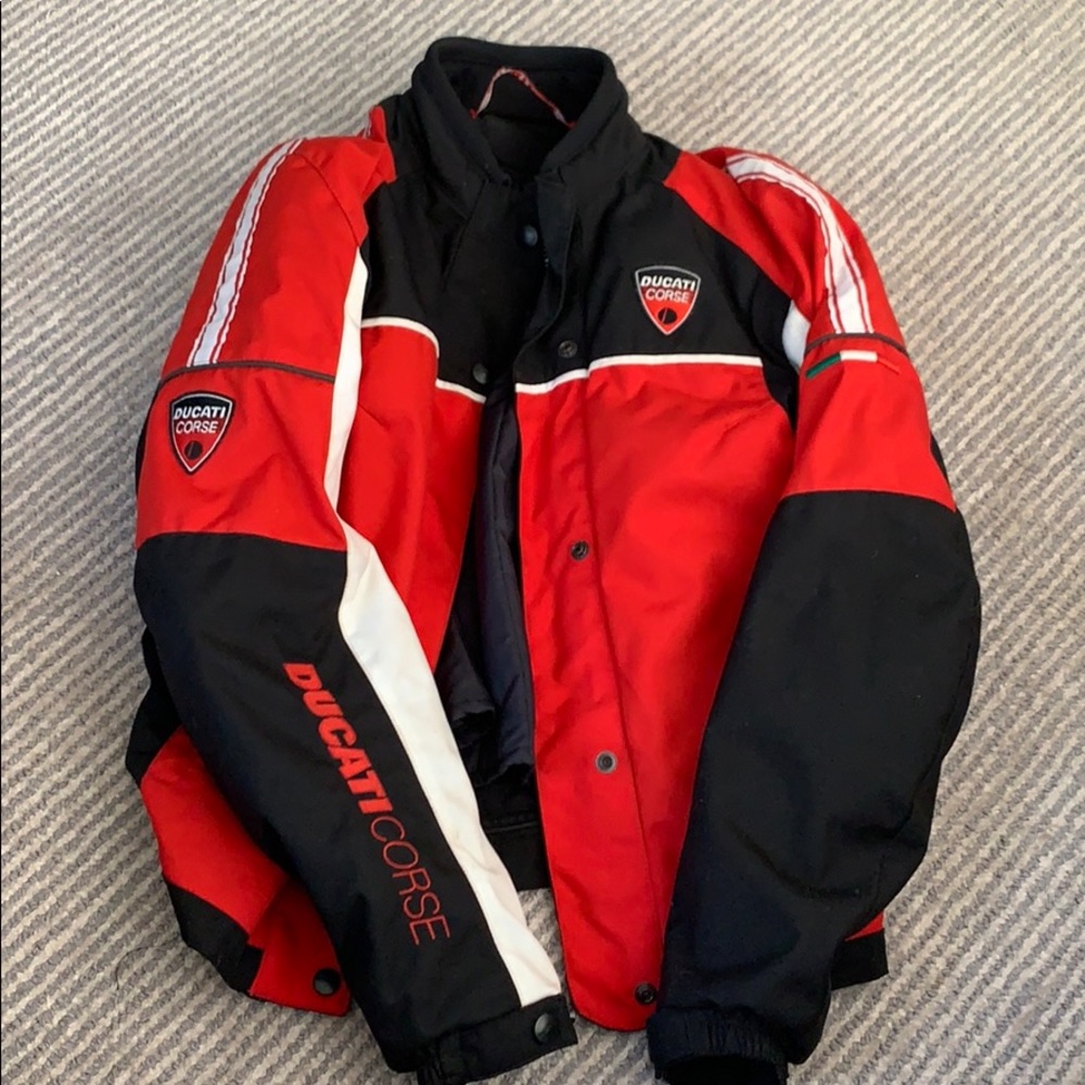 Classic Ducati W riding jacket sizeM + gloves!